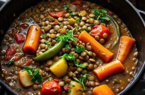 Easy Vegetable Stew with Lentils