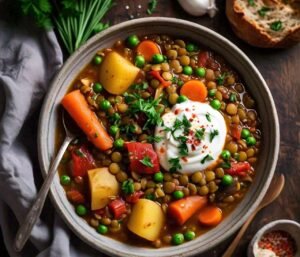  Easy Vegetable Stew with Lentils