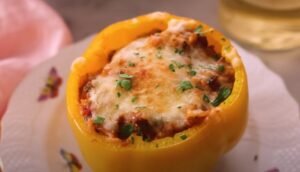 chicken-stuffed peppers