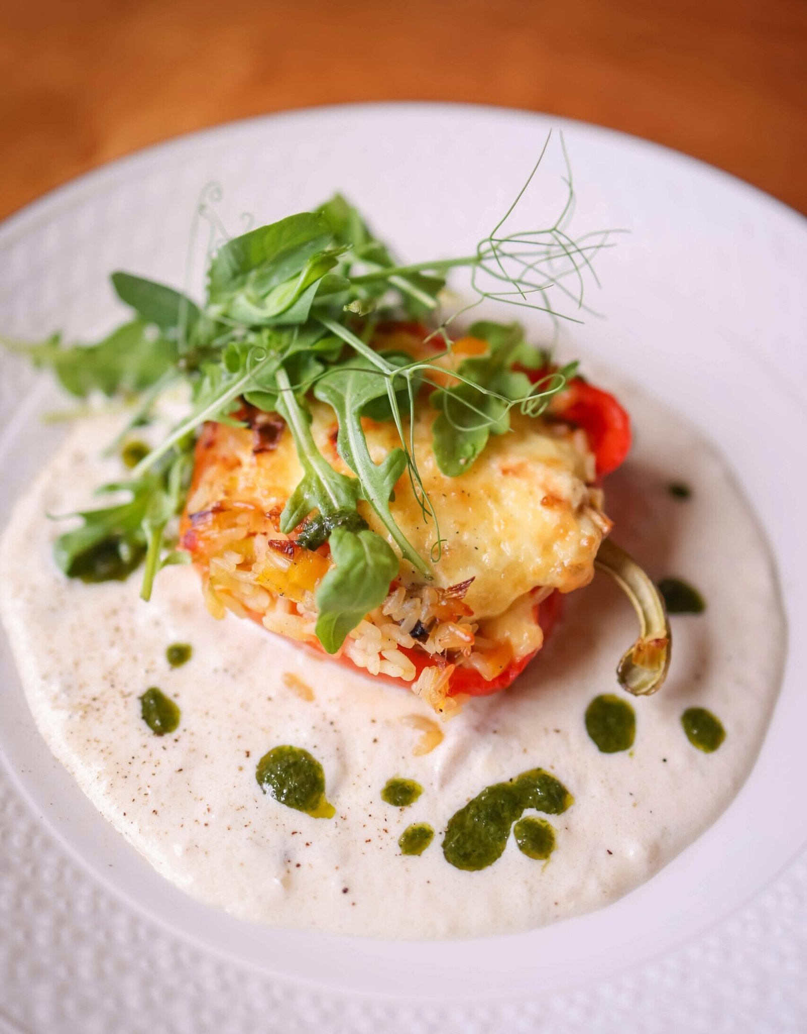 Chicken-Stuffed Peppers