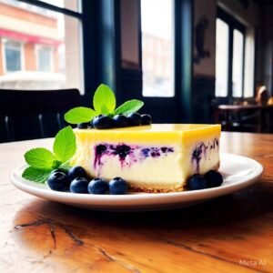 Lemon Blueberry Cheesecake Cake