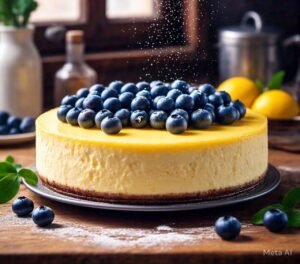 Lemon Blueberry Cheesecake Cake