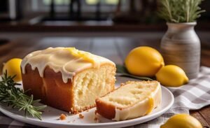 Duncan Hines lemon pound cake.