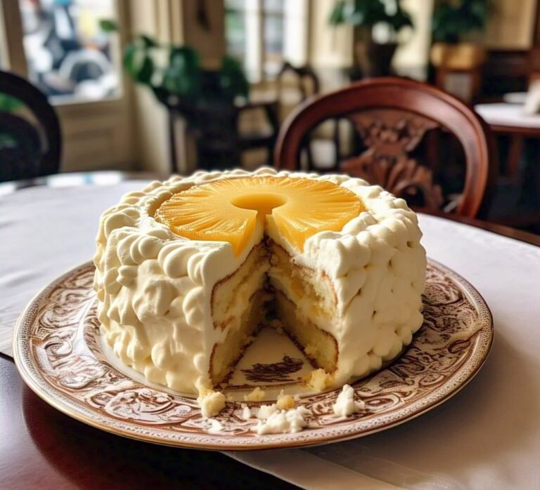 pineapple cloud cake