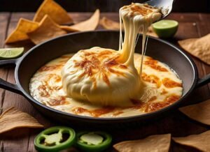 white American cheese queso