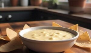 white American cheese queso