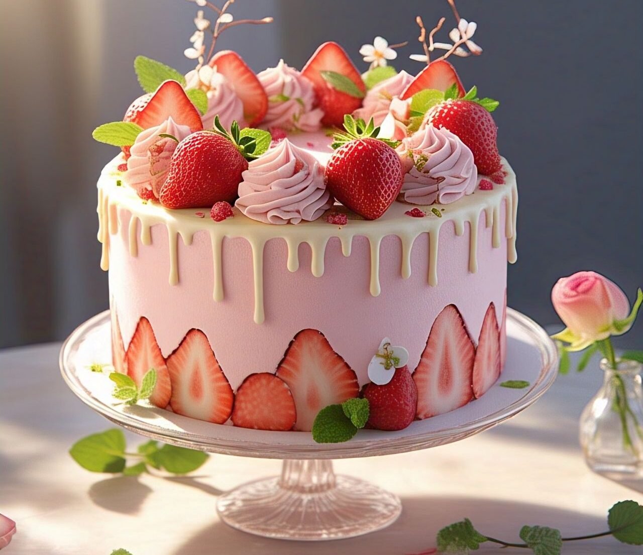 Strawberry Cake Designs