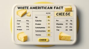 nutritional facts about White American Cheese blog featured image  by cheesee recipes